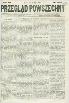 Przegląd Powszechny. 1861, nr 61 (13 lipca)