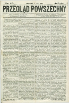 Przegląd Powszechny. 1861, nr 67 (27 lipca)
