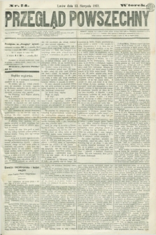 Przegląd Powszechny. 1861, nr 74 (13 sierpnia)
