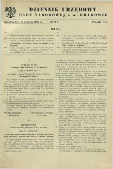 Dziennik Urzędowy Rady Narodowej w M. Krakowie. 1959, nr 18 (30 grudnia)