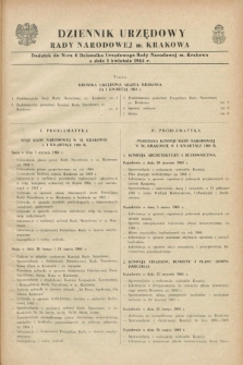 Dziennik Urzędowy Rady Narodowej w M. Krakowie. 1964, nr 6 (1 kwietnia) + dod.