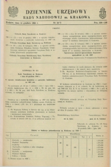 Dziennik Urzędowy Rady Narodowej M. Krakowa. 1968, nr 28 (31 grudnia)