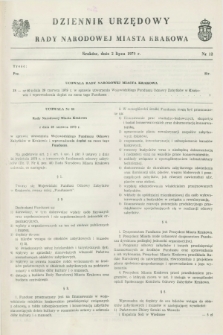 Dziennik Urzędowy Rady Narodowej Miasta Krakowa. 1979, nr 12 (2 lipca)