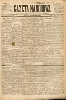 Gazeta Narodowa. 1895, nr 20