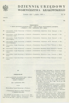 Dziennik Urzędowy Województwa Krakowskiego. 1990, nr 26 (1 grudnia)
