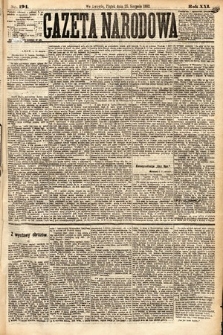 Gazeta Narodowa. 1882, nr 194