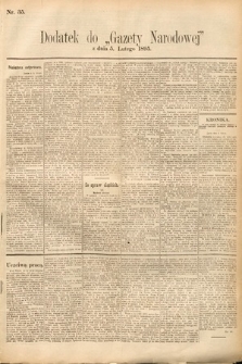 Gazeta Narodowa. 1895, nr 35