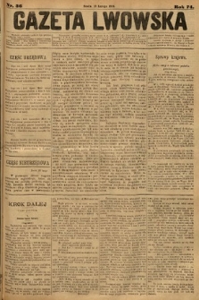 Gazeta Lwowska. 1884, nr 36