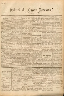 Gazeta Narodowa. 1895, nr 37