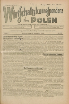 Wirtschaftskorrespondenz für Polen. Jg.5, Nr. 65 (29 September 1928)