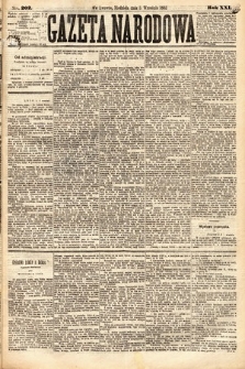 Gazeta Narodowa. 1882, nr 202