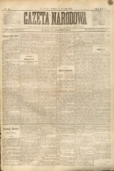 Gazeta Narodowa. 1895, nr 41