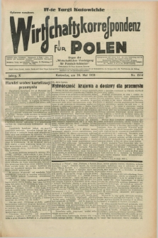 Wirtschaftskorrespondenz für Polen : Organ der „Wirtschaftlischen Vereinigung für Polnisch-Schlesien”. Jg.10, Nr. 13/14 (24 Mai 1933)