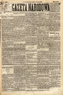 Gazeta Narodowa. 1882, nr 217