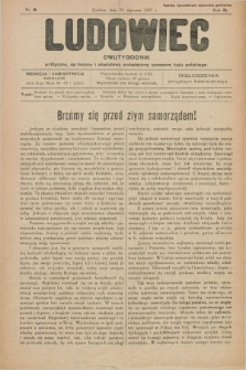 Ludowiec : dwutygodnik polityczny, społeczny i oświatowy poświęcony sprawom ludu polskiego. R.2, Nr. 8 (25 stycznia 1927)