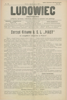 Ludowiec : dwutygodnik polityczny, społeczny i oświatowy poświęcony sprawom ludu polskiego. R.2, Nr. 11 (8 marca 1927)