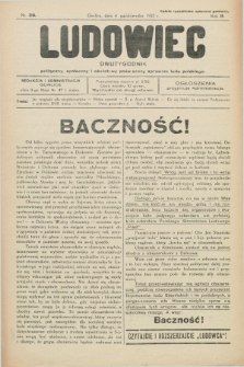 Ludowiec : dwutygodnik polityczny, społeczny i oświatowy poświęcony sprawom ludu polskiego. R.2, Nr. 26 (4 października 1927)