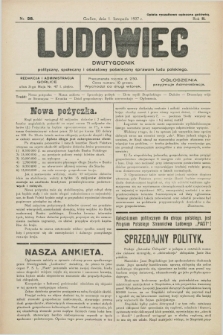 Ludowiec : dwutygodnik polityczny, społeczny i oświatowy poświęcony sprawom ludu polskiego. R.2, Nr. 28 (1 listopada 1927)
