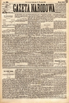 Gazeta Narodowa. 1882, nr 221