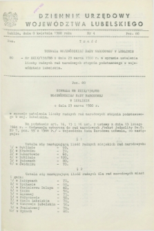 Dziennik Urzędowy Województwa Lubelskiego. 1988, nr 4 (8 kwietnia)