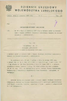Dziennik Urzędowy Województwa Lubelskiego. 1989, nr 6 (11 sierpnia)