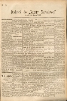 Gazeta Narodowa. 1895, nr 72