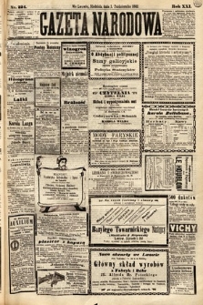 Gazeta Narodowa. 1882, nr 224