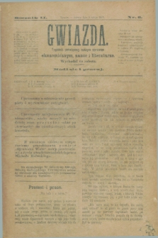 Gwiazda : tygodnik poświęcony naszym sprawom ekonomicznym, nauce i literaturze. R.2, nr 6 (9 lutego 1879)