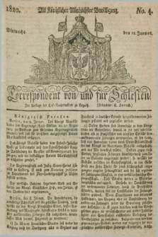 Correspondent von und fuer Schlesien. 1820, No. 4 (12 Januar)