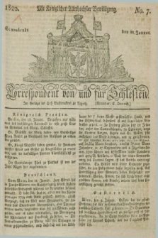 Correspondent von und fuer Schlesien. 1820, No. 7 (22 Januar)