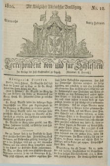 Correspondent von und fuer Schlesien. 1820, No. 12 (9 Februar)