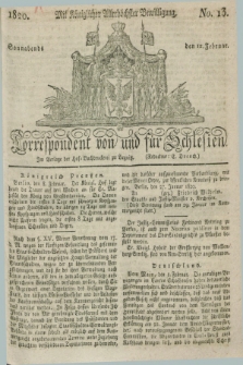 Correspondent von und fuer Schlesien. 1820, No. 13 (12 Februar)