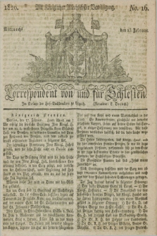 Correspondent von und fuer Schlesien. 1820, No. 16 (23 Februar)