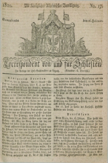 Correspondent von und fuer Schlesien. 1820, No. 17 (26 Februar)