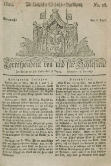 Correspondent von und fuer Schlesien. 1820, No. 28 (5 April)