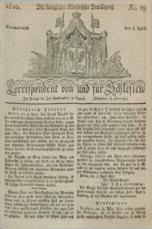 Correspondent von und fuer Schlesien. 1820, No. 29 (8 April)