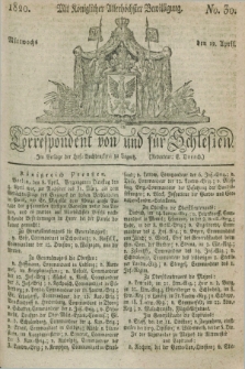 Correspondent von und fuer Schlesien. 1820, No. 30 (12 April)