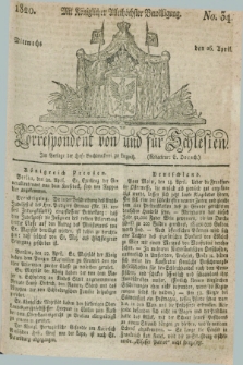 Correspondent von und fuer Schlesien. 1820, No. 34 (26 April)