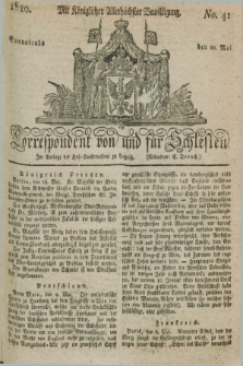 Correspondent von und fuer Schlesien. 1820, No. 41 (20 Mai)