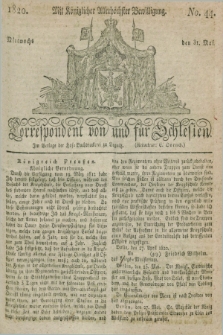 Correspondent von und fuer Schlesien. 1820, No. 44 (31 Mai)