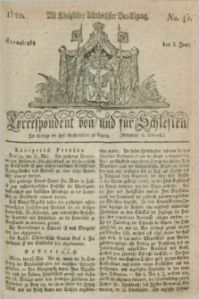 Correspondent von und fuer Schlesien. 1820, No. 45 (3 Juni)