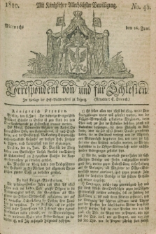 Correspondent von und fuer Schlesien. 1820, No. 48 (14 Juni)