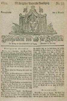 Correspondent von und fuer Schlesien. 1820, No. 73 (9 September)