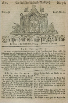 Correspondent von und fuer Schlesien. 1820, No. 78 (27 September)