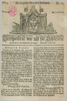 Correspondent von und fuer Schlesien. 1820, No. 80 (4 October)