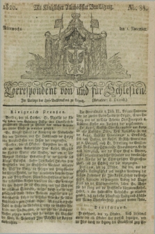 Correspondent von und fuer Schlesien. 1820, No. 88 (1 November)