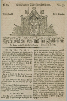 Correspondent von und fuer Schlesien. 1820, No. 99 (9 December)
