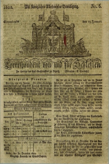 Correspondent von und fuer Schlesien. 1822, No. 6 (19 Januar)