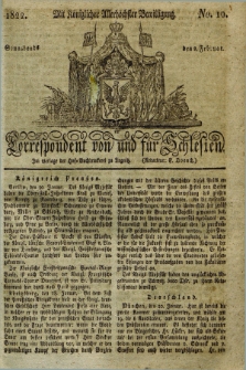 Correspondent von und fuer Schlesien. 1822, No. 10 (2 Februar)