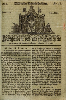 Correspondent von und fuer Schlesien. 1822, No. 18 (2 März)